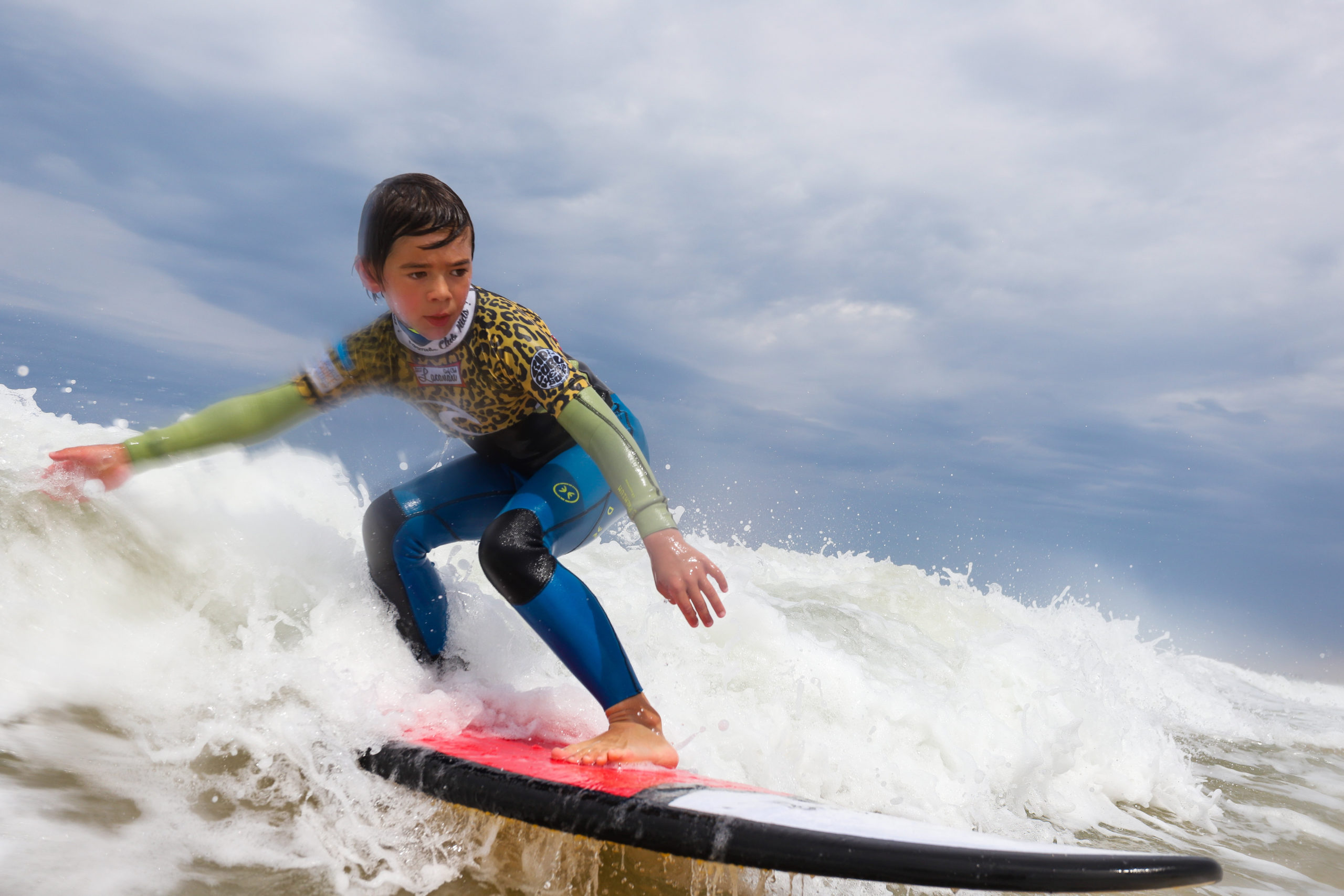 entrainement surf enfant lacanau ocean